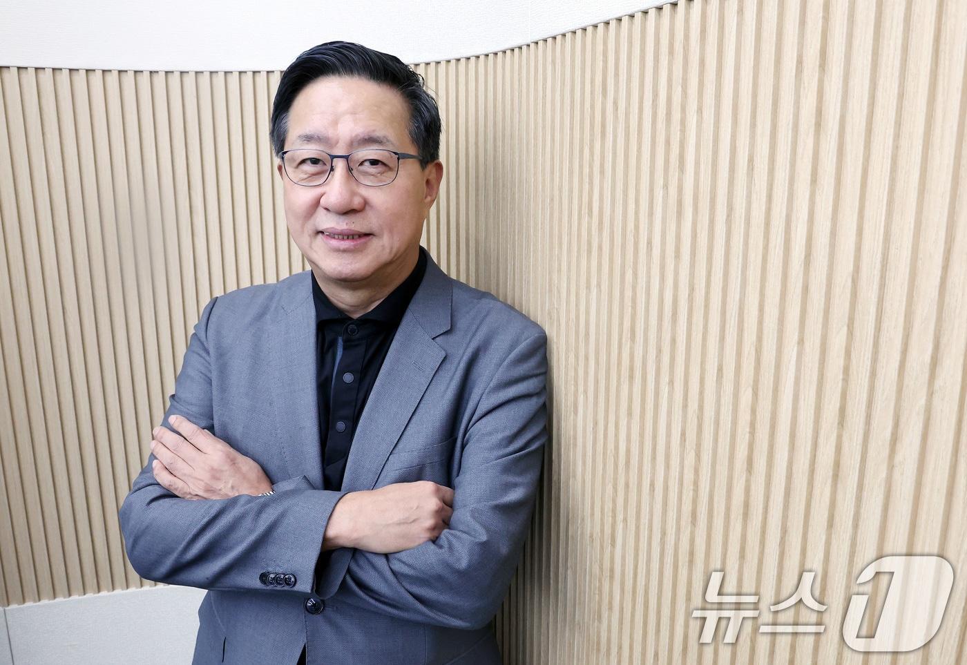 전하진 SDX재단 이사장이 30일 서울 종로구 뉴스1 본사에서 인터뷰를 갖고 있다. 2024.12.30/뉴스1 ⓒ News1 이동해 기자