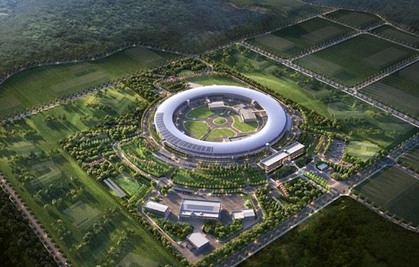 본문 이미지 - 다목적방사광 가속기 조감도(과학기술정보통신부 제공)