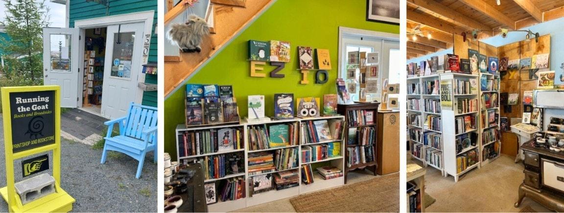본문 이미지 - &#39;Running the Goat&#39;라는 이름의 이 독립 서점은 뉴펀들랜드 래브라도주 토스 코브에 있는 서점으로 주인이 엄선한 큐레이트 책과, 인쇄소도 함께 운영하며 책 판매와 출판을 함께 하고 있다. 2024. 12. 29/ &lt;출처: 캐나다 독립서점 협회 &gt;