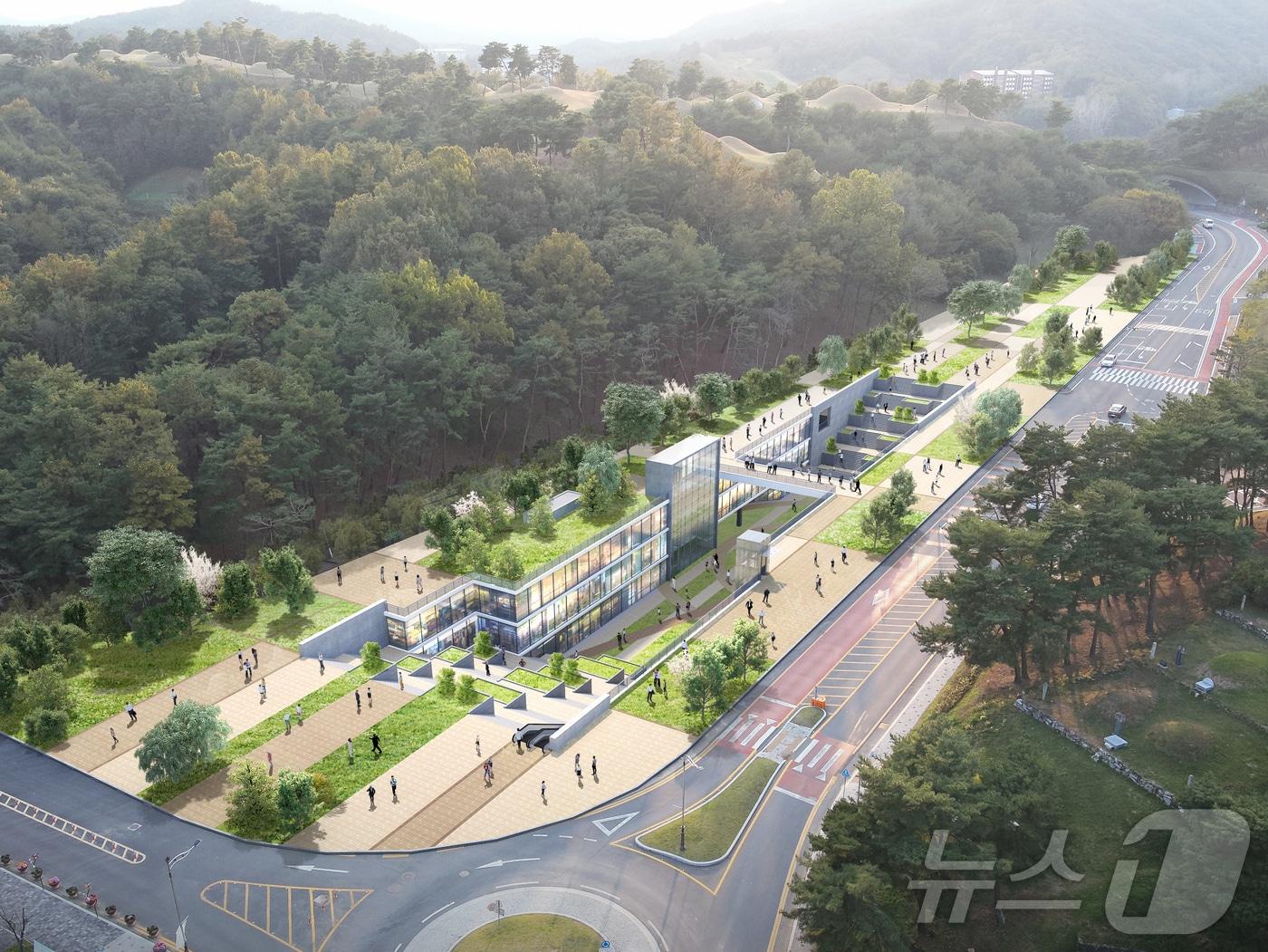 본문 이미지 - 가야고분군 세계유산 방문자센터 조감도/뉴스1