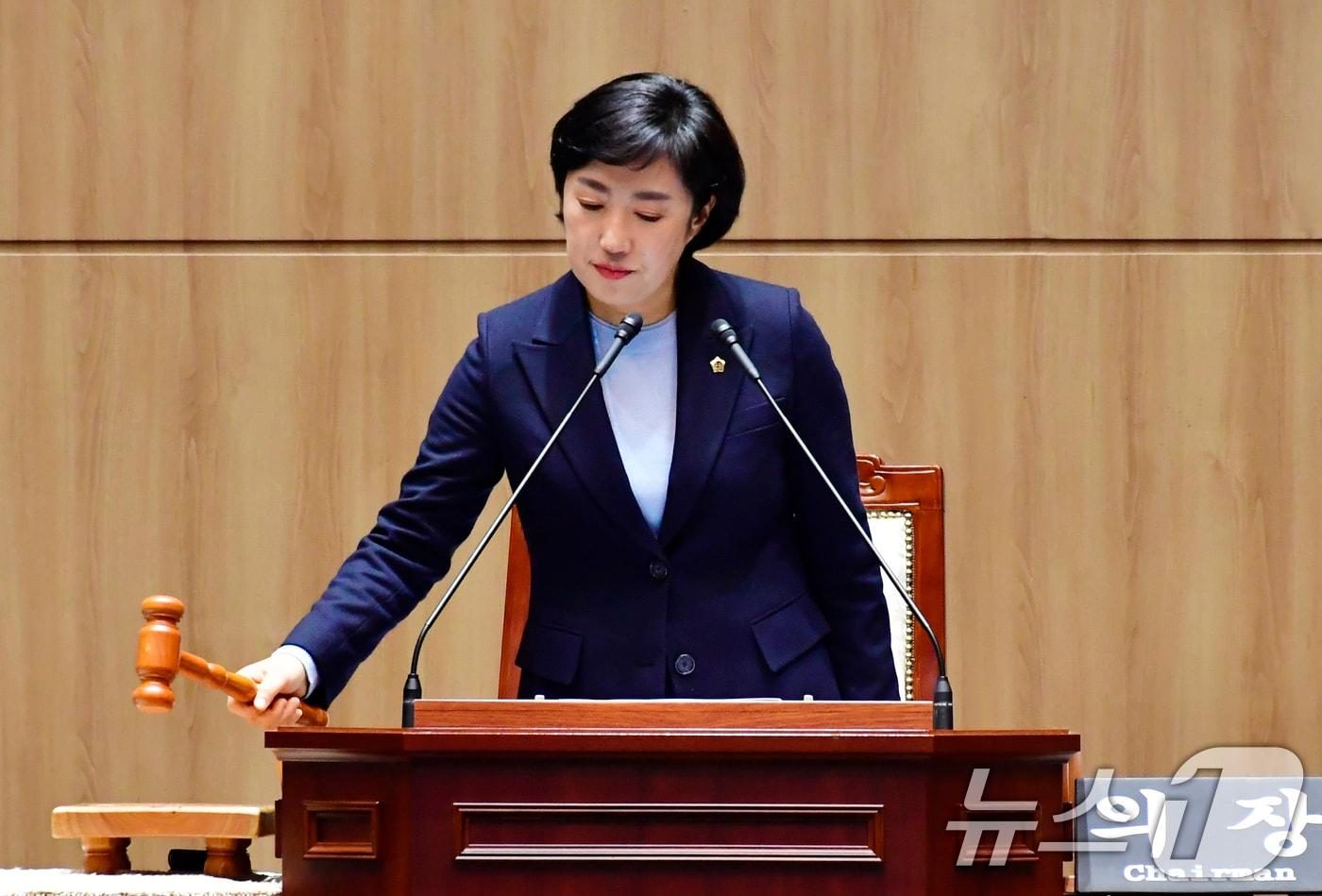 신수정 광주시의회 의장.(광주시의회 제공)/뉴스1 ⓒ News1 박준배 기자