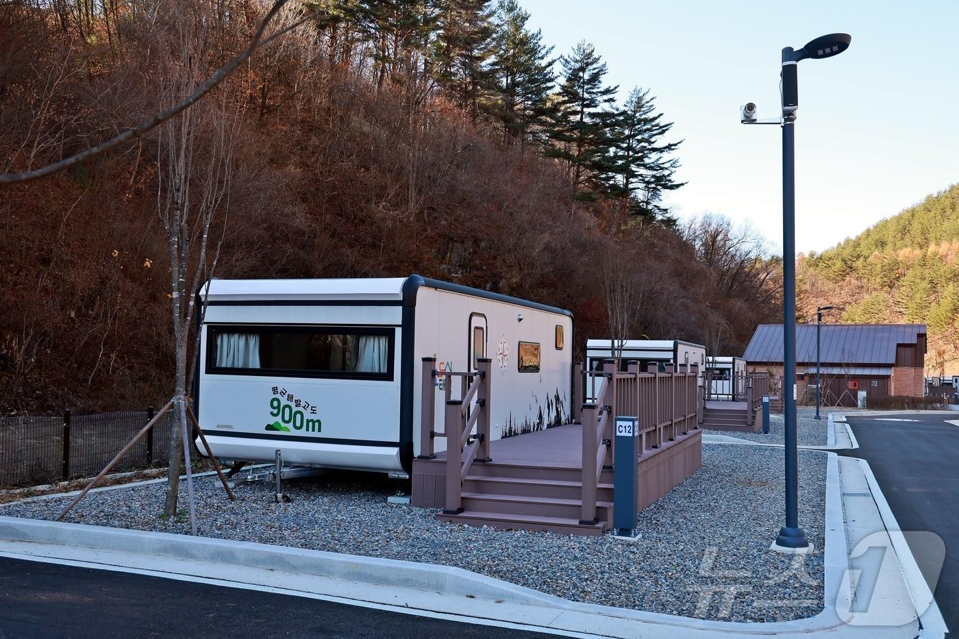 강원 태백시 철암고원힐링캠핑장 자료 사진. (태백시 제공) 2024.12.4/뉴스1