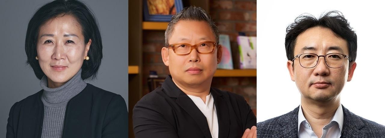 본문 이미지 - 왼쪽부터 이민정·강항식·이동성 에스원 신임부사장(에스원 제공)