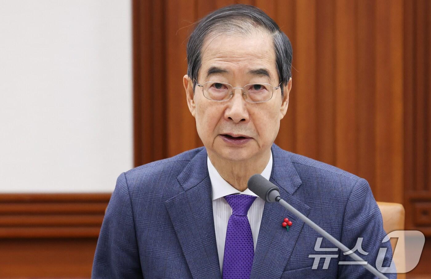 본문 이미지 - 한덕수 국무총리. 2024.12.5/뉴스1 ⓒ News1 허경 기자