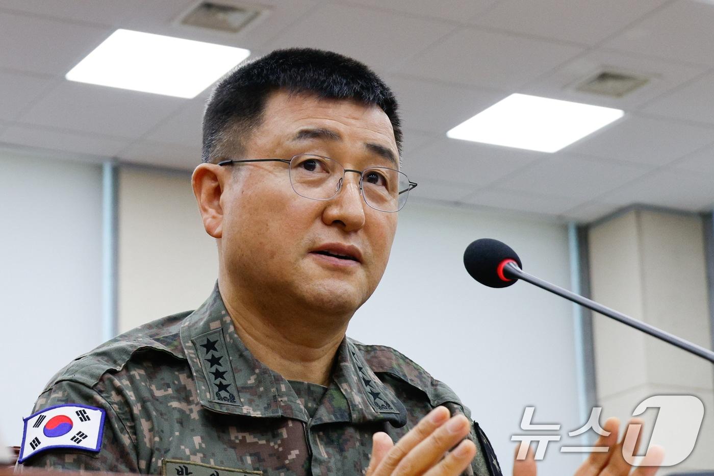 본문 이미지 - 박안수 육군참모총장. 2024.12.5/뉴스1 ⓒ News1 안은나 기자