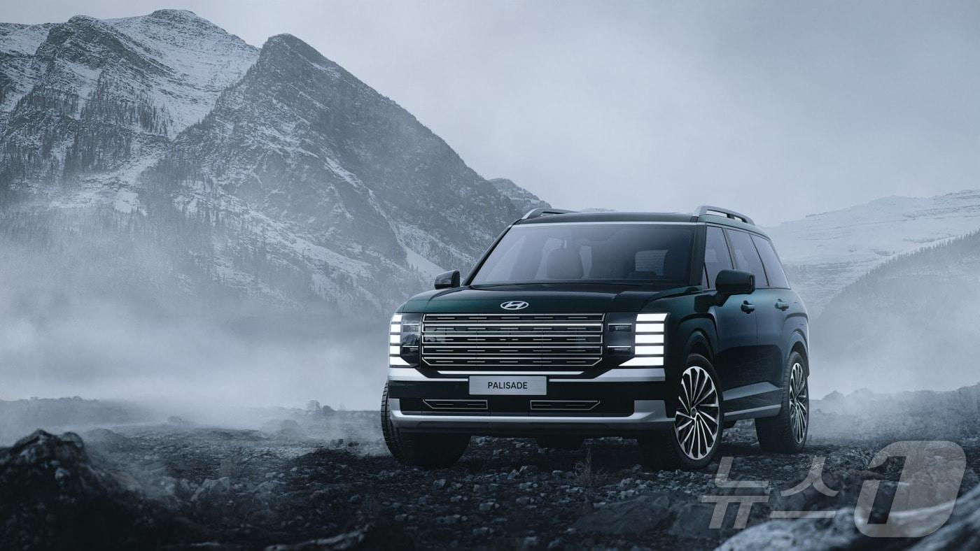  현대차는 6일 플래그십 대형 SUV ‘디 올 뉴 팰리세이드'(The all-new PALISADE) 디자인을 처음으로 공개했다.(현대차 제공)