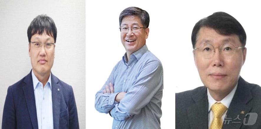 본문 이미지 - (왼쪽부터) 박창훈 신한카드 신임 사장, 김이태 삼성카드 신임 사장, 김재관 KB국민카드 신임 사장/사진제공=각 사
