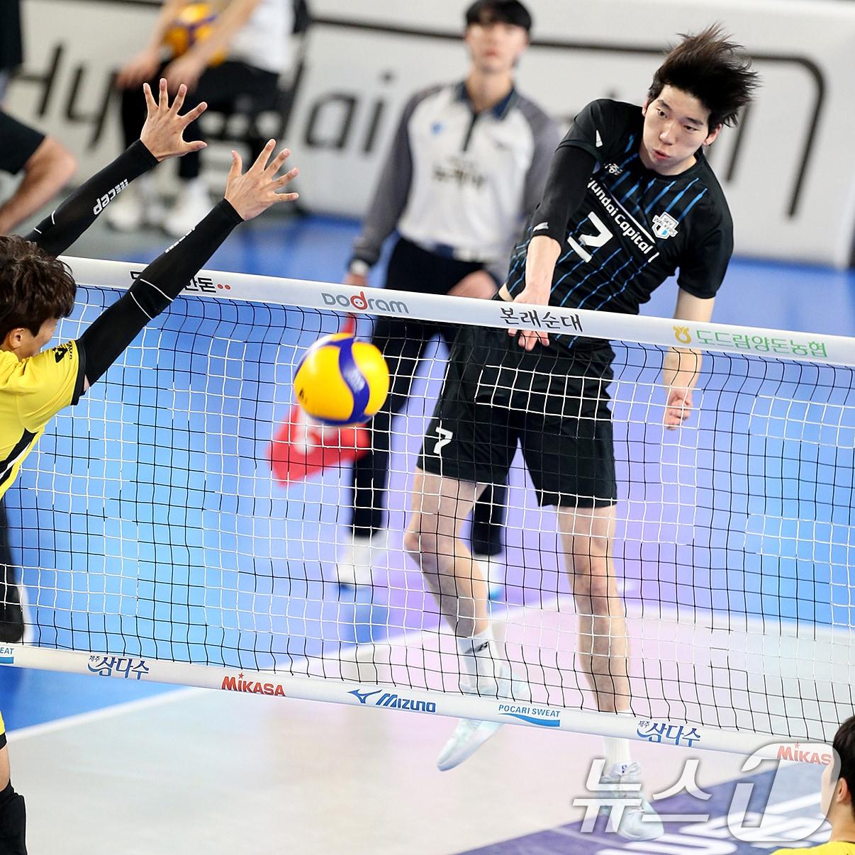 본문 이미지 - 현대캐피탈 허수봉. &#40;현대캐피탈 제공&#41;