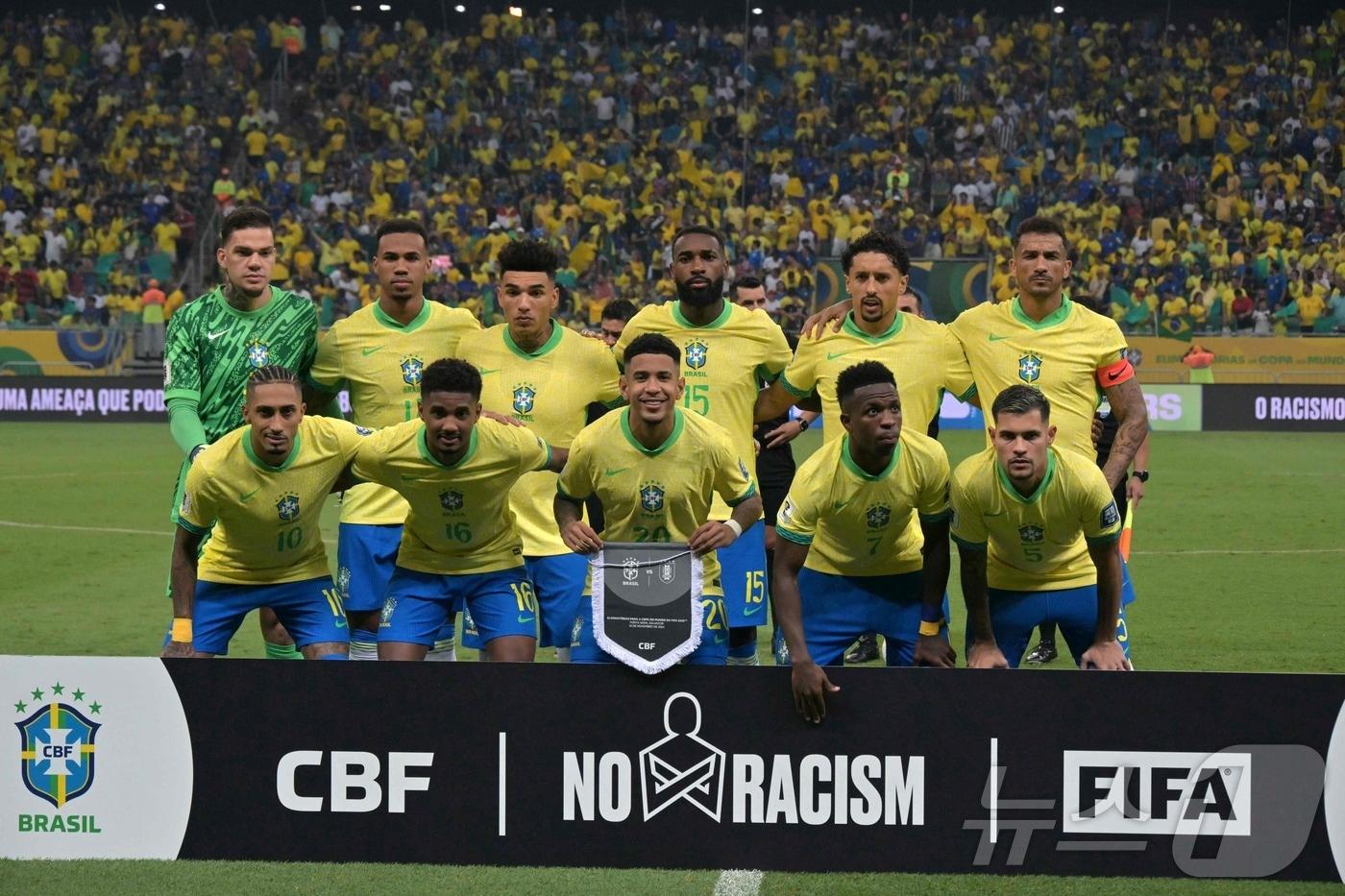 브라질 축구대표팀. ⓒ AFP=뉴스1