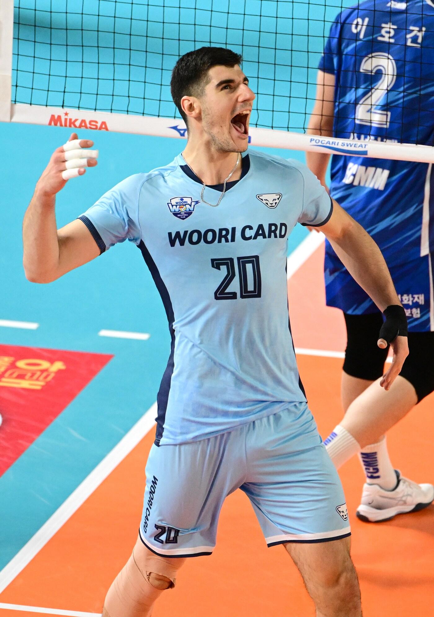 본문 이미지 - 우리카드 니콜리치.(KOVO 제공) 