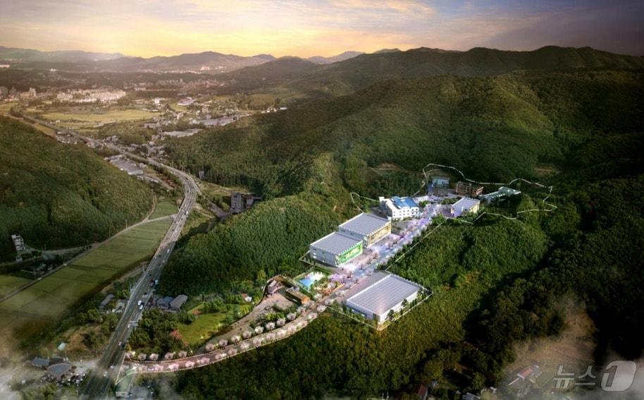 본문 이미지 - 한컴 일반산업단지 조감도.(용인시 제공)