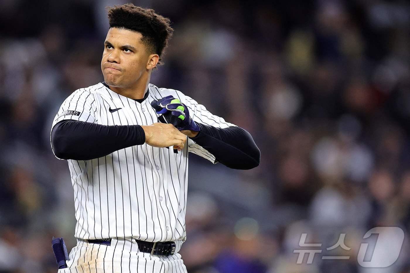 역대 최고액에 뉴욕 메츠로 이적한 후안 소토. ⓒ AFP=뉴스1