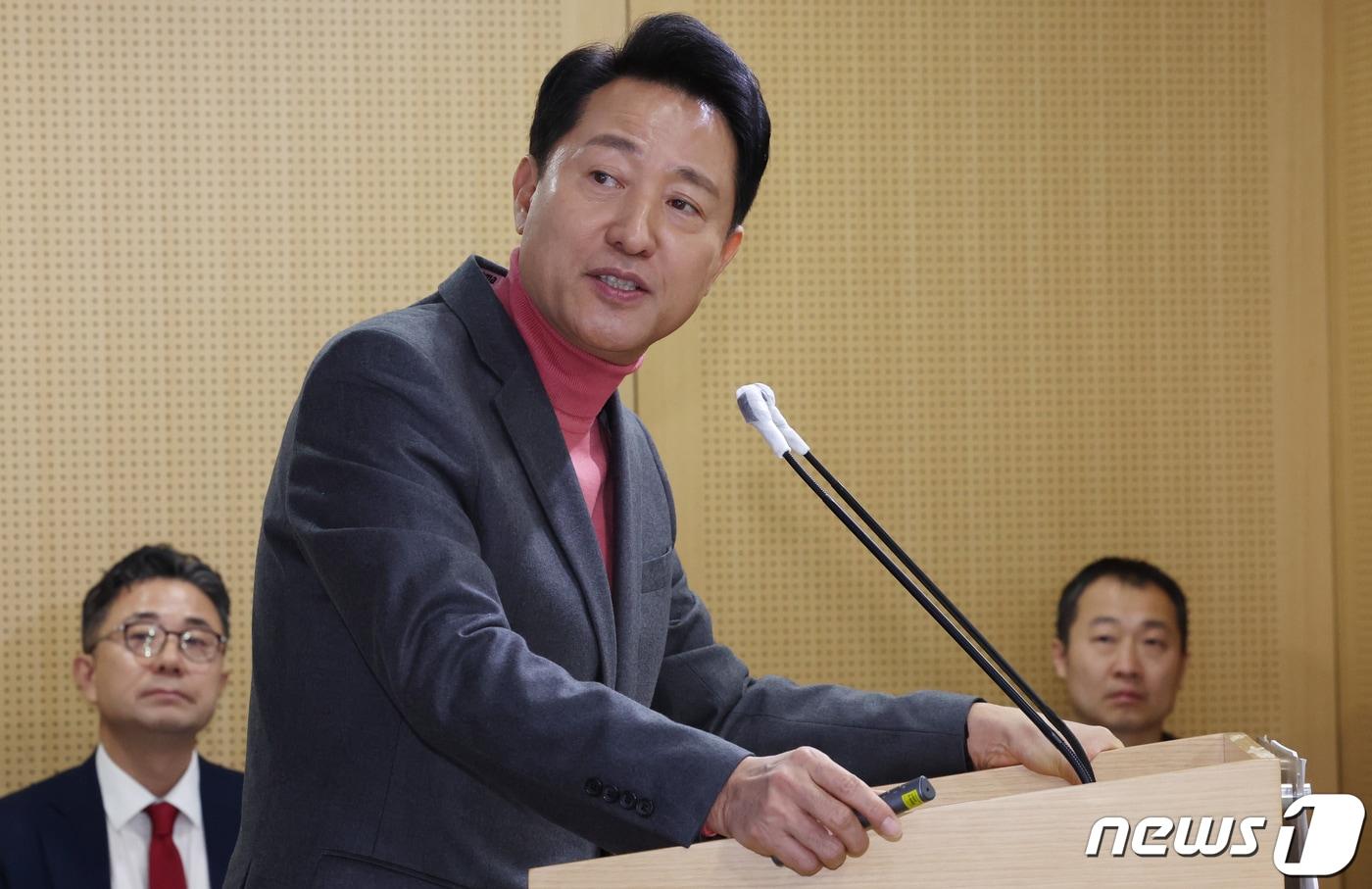 본문 이미지 - 오세훈 서울시장. ⓒ News1 김명섭 기자