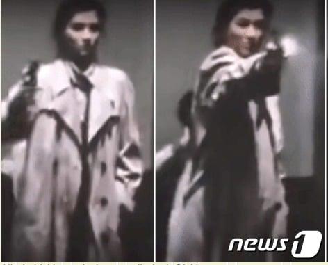 본문 이미지 - 바흐마이어의 이야기를 스크린으로 옮긴 1984년작 '눈물을 흘릴 시간 없다' 한 장면. 바흐마이어가 딸을 강간하고 살해한 범인을 향해 권총을 발사하는 장면을 다뤘다. ⓒ 뉴스1 DB  