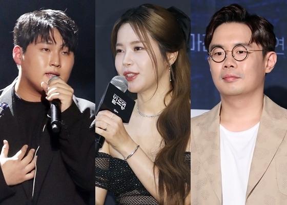 본문 이미지 - 최근 리메이크곡들을 발매한 (왼쪽부터) 임재현, 솔라, 안세하 ⓒ 뉴스1