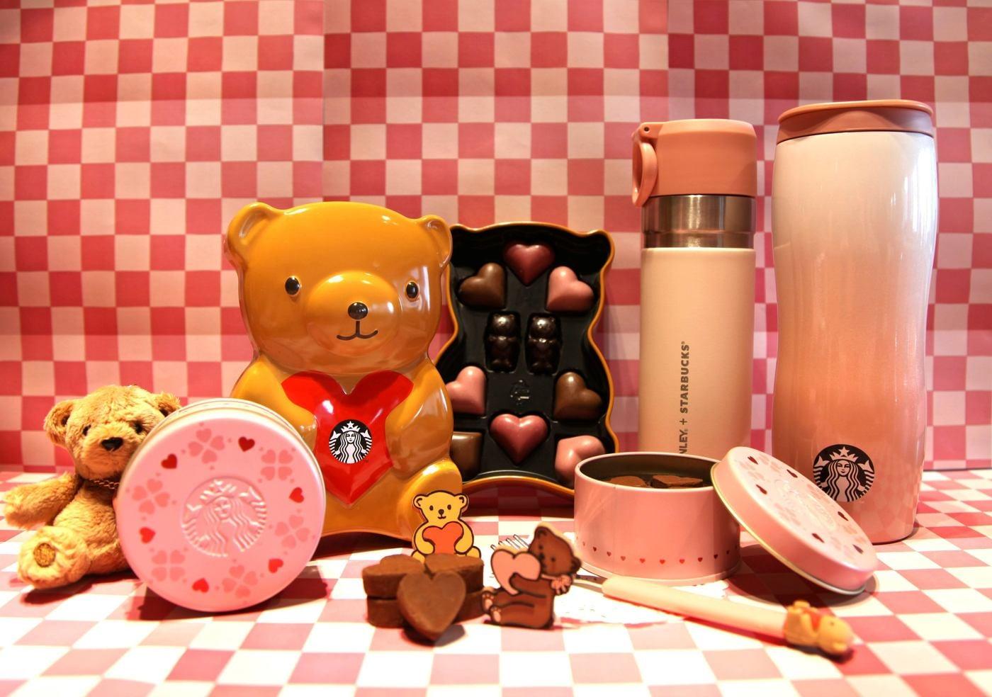 밸런타인데이 시즌 틴 케이스 초콜릿 2종(스타벅스 제공)./ 