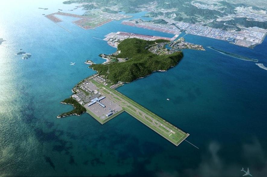 본문 이미지 - 부산 가덕도신공항 조감도.(국토교통부 제공)