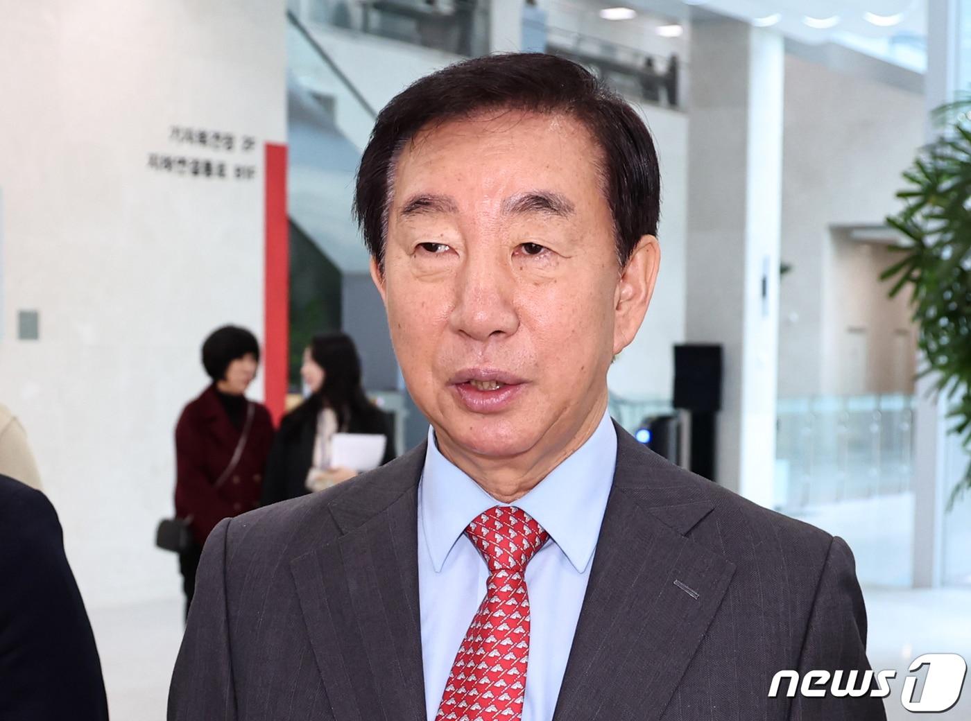 본문 이미지 - 김성태 국민의힘 서울권역 공동선대위원장. 2024.2.14/뉴스1 ⓒ News1 구윤성 기자