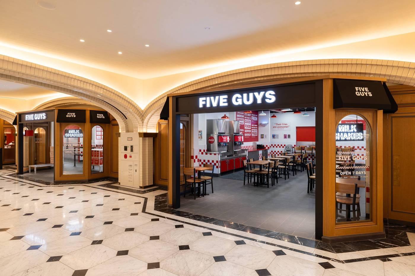 파이브가이즈 3호점 매장 전경(에프지코리아 제공)