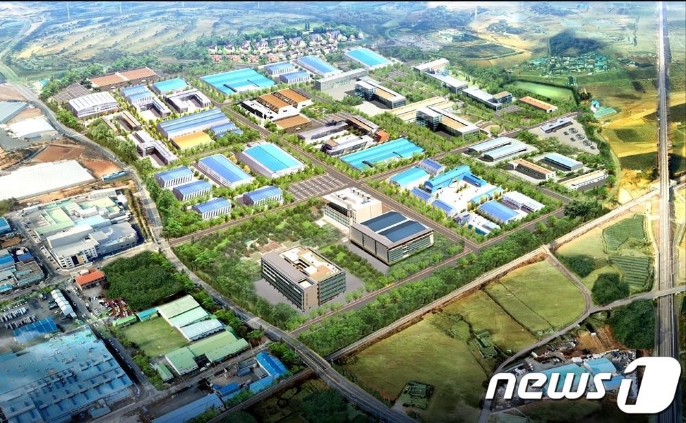 본문 이미지 - 전북 김제시 상동동 일원에 들어설 지평선 제2일반산업단지 조감도.(김제시 제공) 2-24.2.15/뉴스1