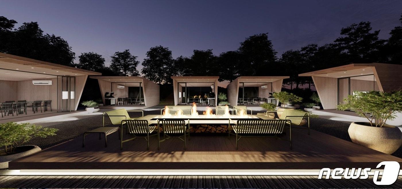 스위트호텔 남원 '스테이 BBQ존'(교원그룹 제공)