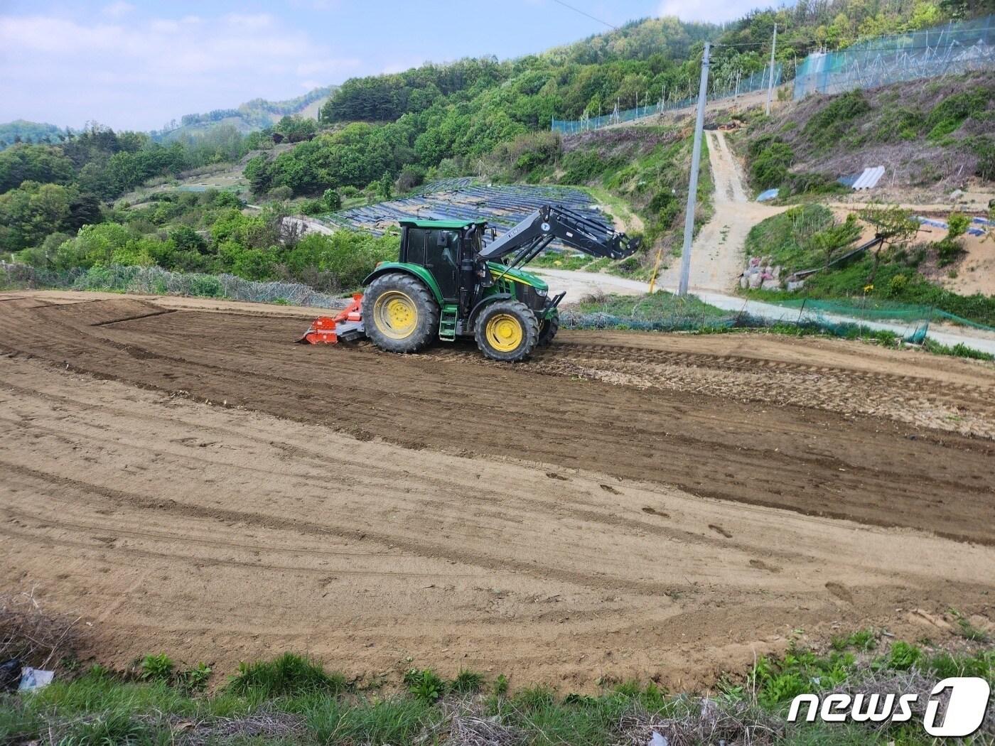 본문 이미지 - 농작업 장면 (괴산군 제공)/뉴스1