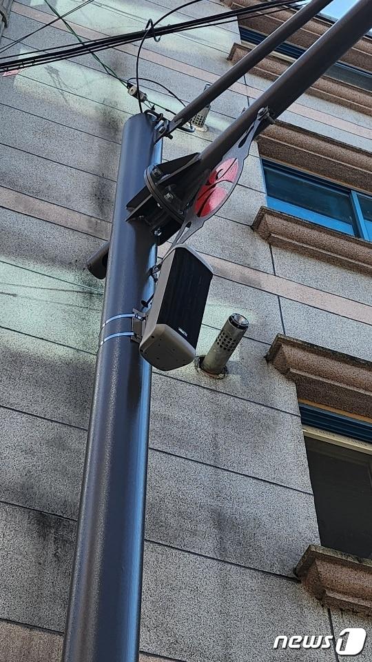 본문 이미지 - 광주 광산구 범죄예방 도시디자인 사업 구역에 범죄예방 장비가 설치돼 있다.(광산구 제공) 2024.2.18