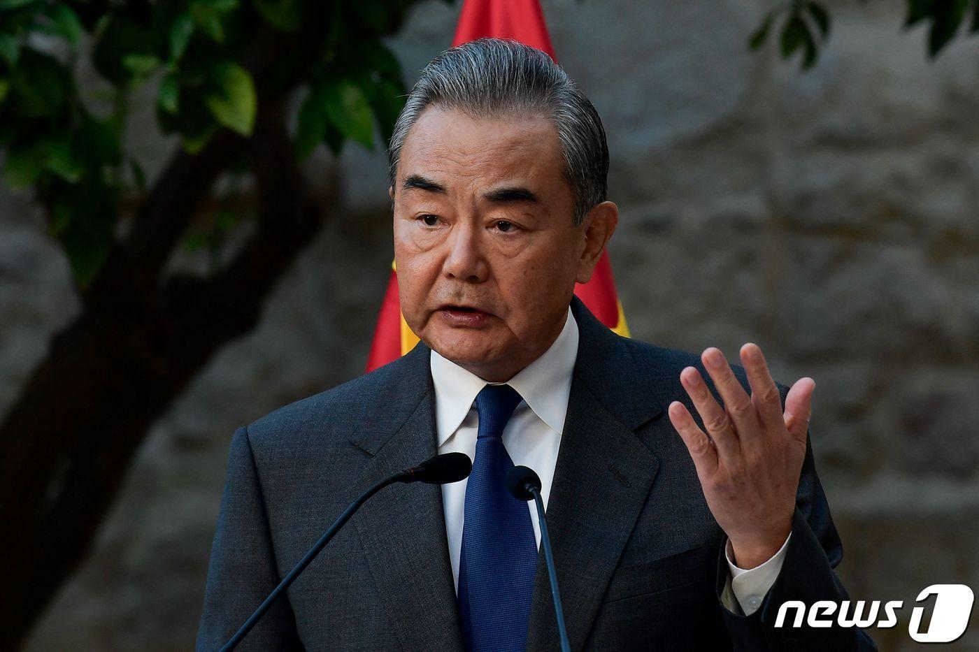 본문 이미지 - 왕이 중국 외교부장.ⓒ AFP=뉴스1 ⓒ News1 우동명 기자