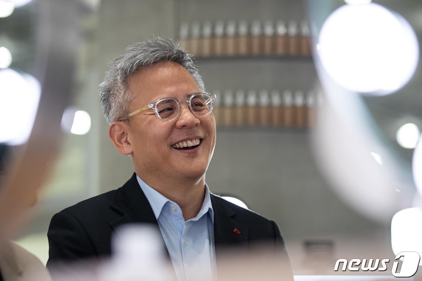 본문 이미지 - 김승환 아모레퍼시픽 대표. 2024.2.2 ⓒ 뉴스1 유승관 기자