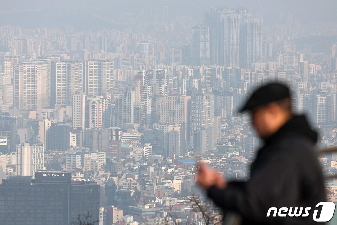 본문 이미지 - 서울 시내 일대 아파트 단지 모습. (뉴스1 DB) ⓒ News1 민경석 기자