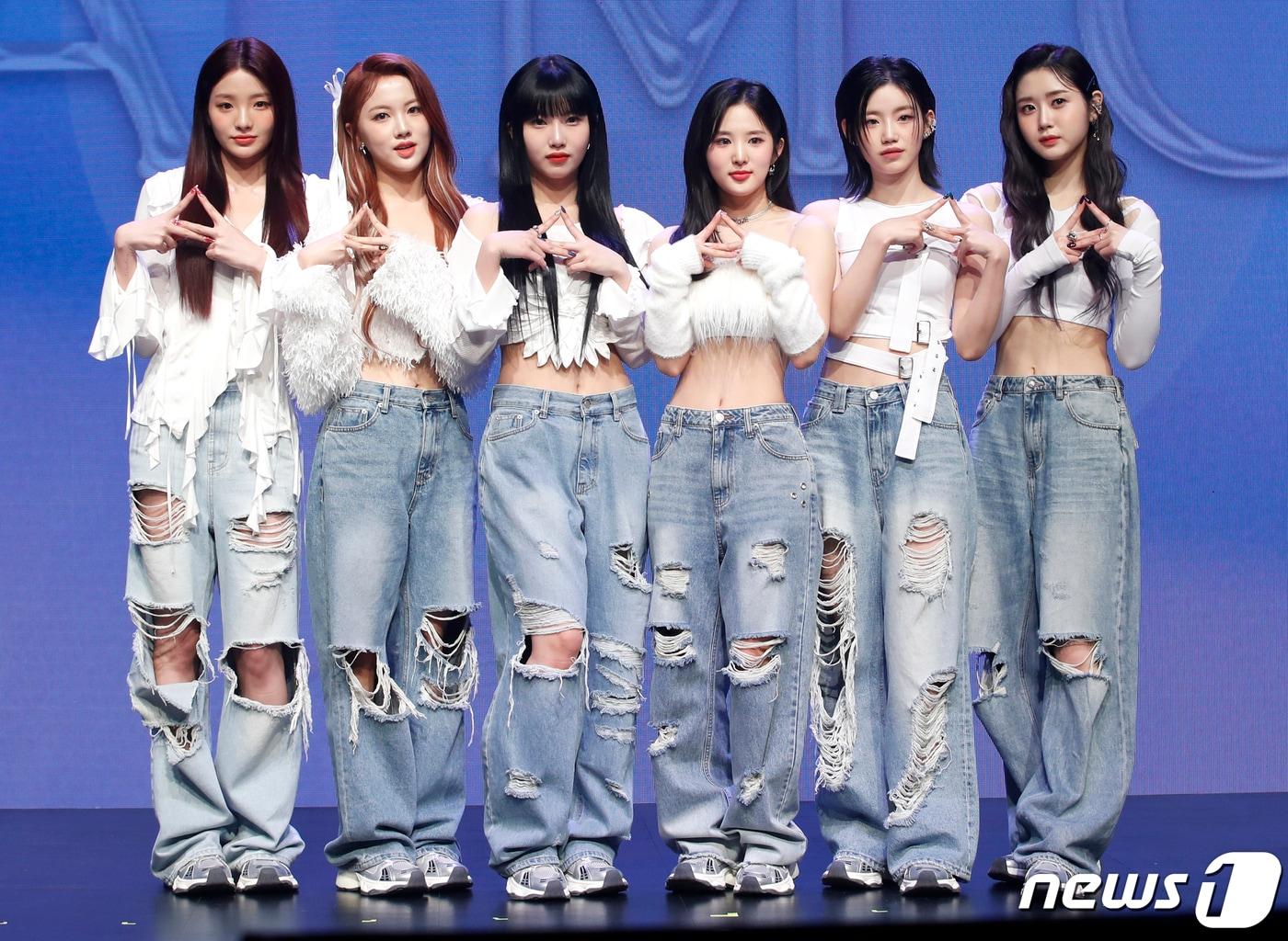 본문 이미지 - 걸그룹 트라이비(TRI.BE)의 켈리(왼쪽부터)와 지아, 소은, 송선, 현빈, 미레 ⓒ News1 권현진 기자