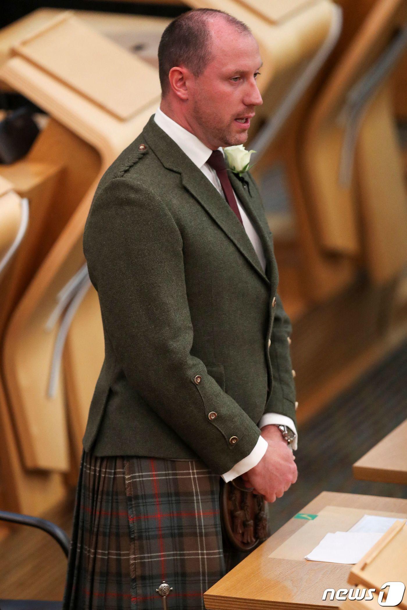 본문 이미지 - 닐 그레이 스코틀랜드 보건복지부 장관. 21.05.13 ⓒ AFP=뉴스1 ⓒ News1 김예슬 기자