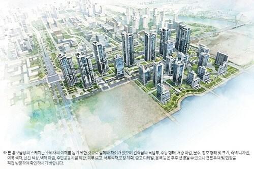 본문 이미지 - 송도자이풍경채그라노블 조감도