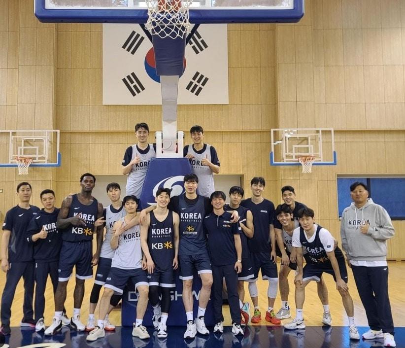 본문 이미지 - 대한민국 남자 농구 대표팀.(대한민국농구협회 제공)