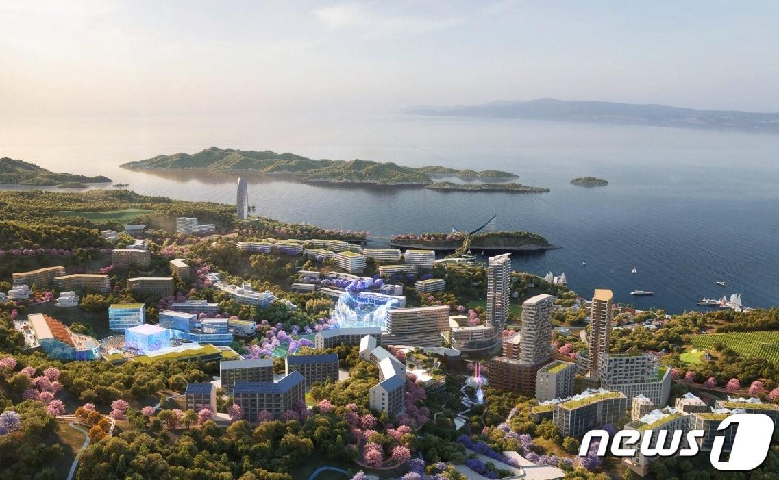 본문 이미지 - 거제 기업혁신파크 조감도.(거제시 제공)