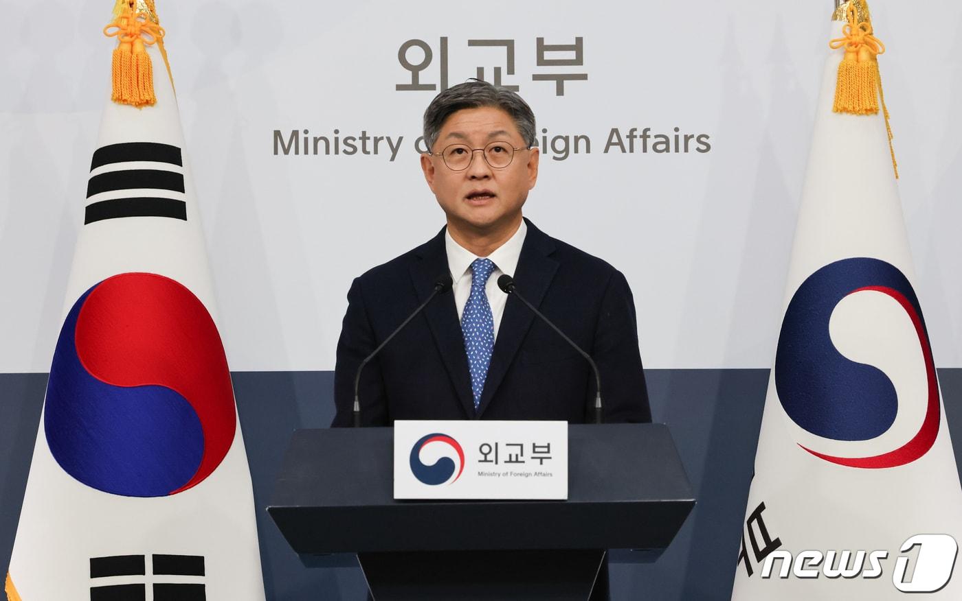본문 이미지 - 임수석 외교부 대변인./뉴스1 ⓒ News1 허경 기자