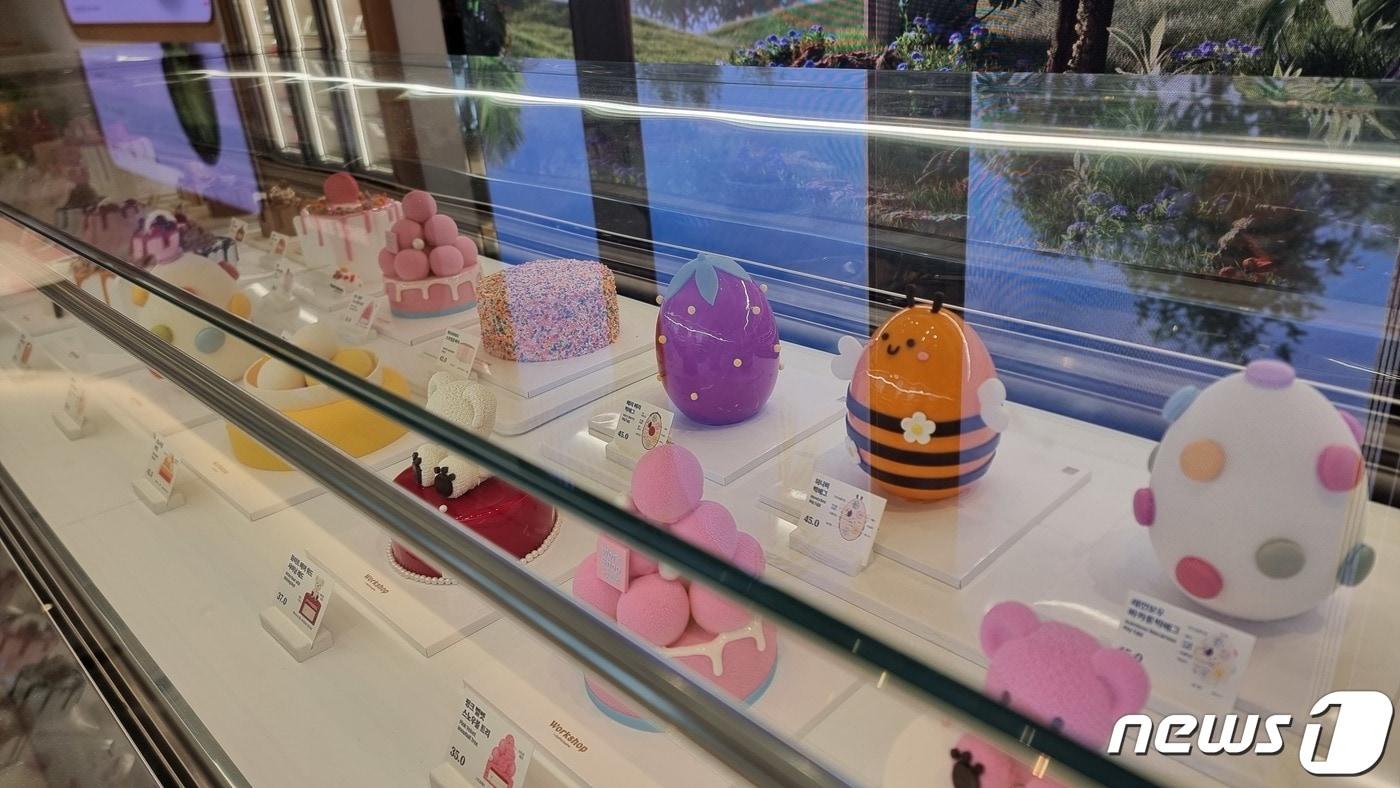 강남구 논현로에 위치한 워크샵 바이 배스킨라빈스 매장 ⓒ News1 이형진 기자