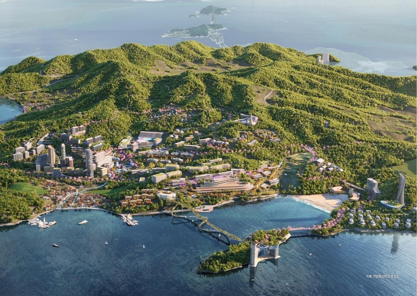 본문 이미지 - 거제 기업혁신파크 조감도.(국토교통부 제공)