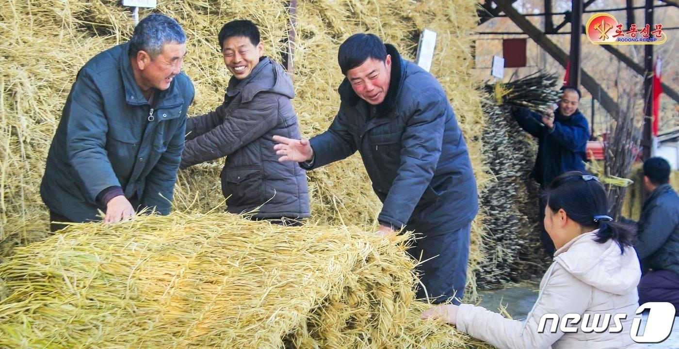 본문 이미지 - (평양 노동신문=뉴스1) = 북한 노동당 기관지 노동신문은 27일 올해 알곡 생산량 확대를 위해 지력 제고를 비롯한 빈틈없는 농사 채비를 강조했다. [국내에서만 사용가능. 재배포 금지. DB 금지. For Use Only in the Republic of Korea. Redistribution Prohibited] rodongphoto@news1.kr