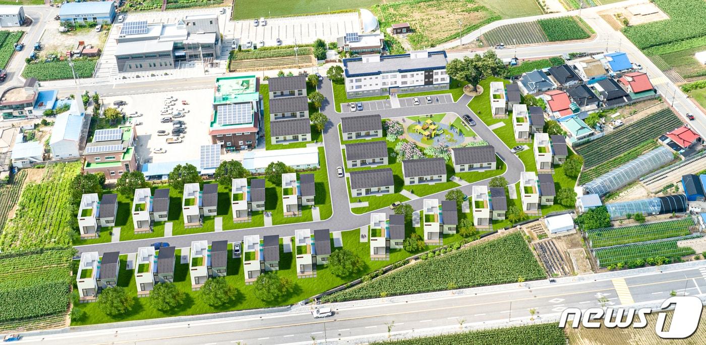 강원 정선군 북평면 청년농촌보금자리 조성사업 조감도. (정선군 제공) 2024.2.28/뉴스1