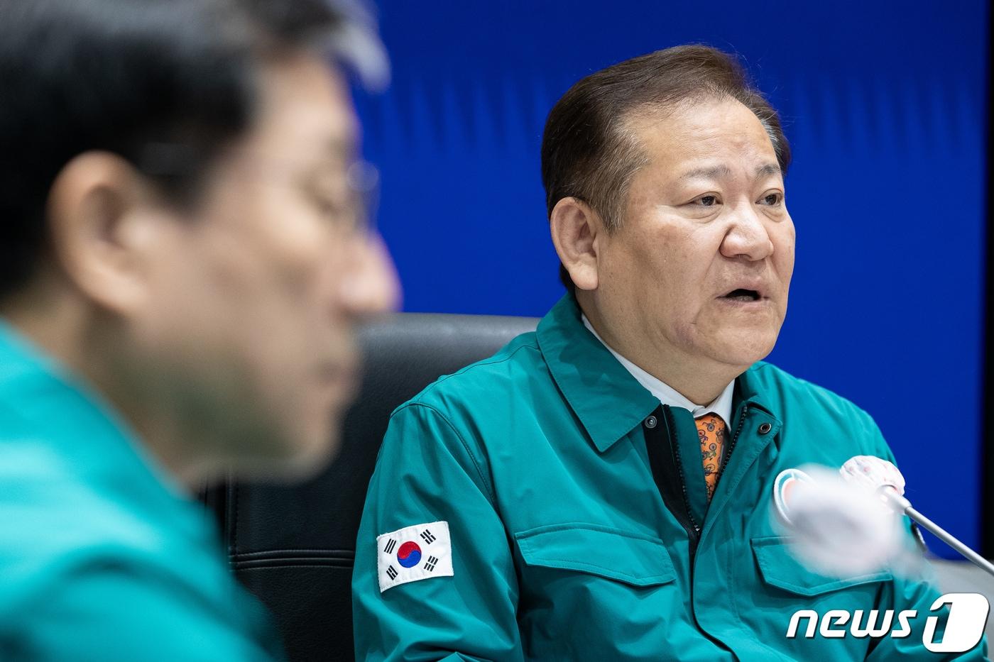  이상민 행정안전부 장관. ⓒ News1 유승관 기자