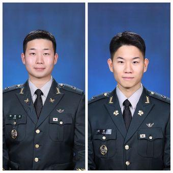 본문 이미지 - 이현진(24)(왼쪽)·이현민(23) 육군 소위.(육군 제공)