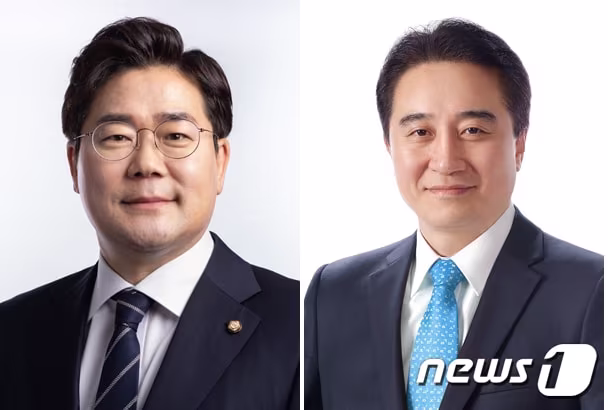 본문 이미지 - 박찬대 민주당 의원(왼쪽), 정승연 교수.