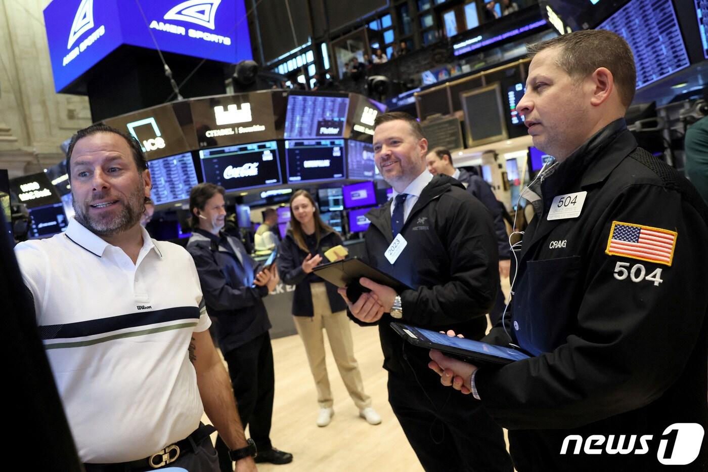 미증시 트레이더들. ⓒ 로이터=뉴스1