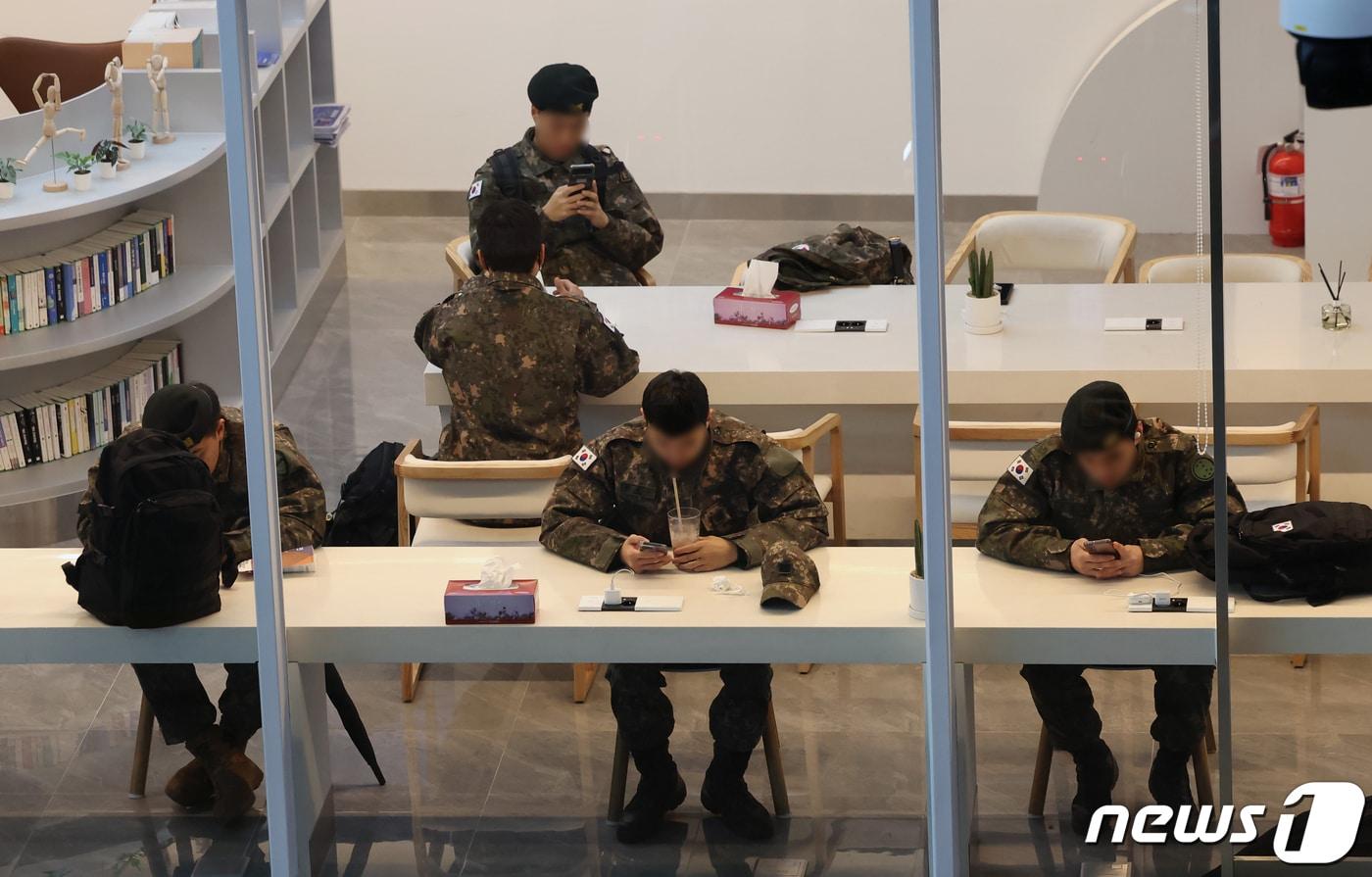 서울역 군장병라운지. 2024.2.5/뉴스1 ⓒ News1 김민지 기자