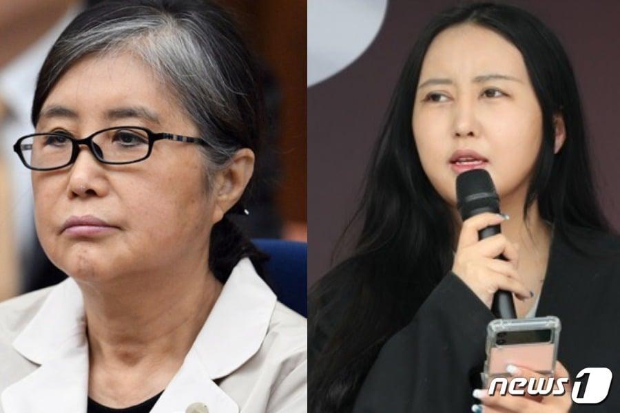 본문 이미지 - &#39;국정농단 사건&#39;의 중심 최순실씨&#40;개명후 최서원&#41;가 2017년 5월 23일 오전 서울 서초동 서울중앙지법 417호 대법정에서 재판 시작을 기다리고 있다. 2017.5.23/뉴스1 ⓒ News1 사진공동취재단 ⓒ News1 나주희