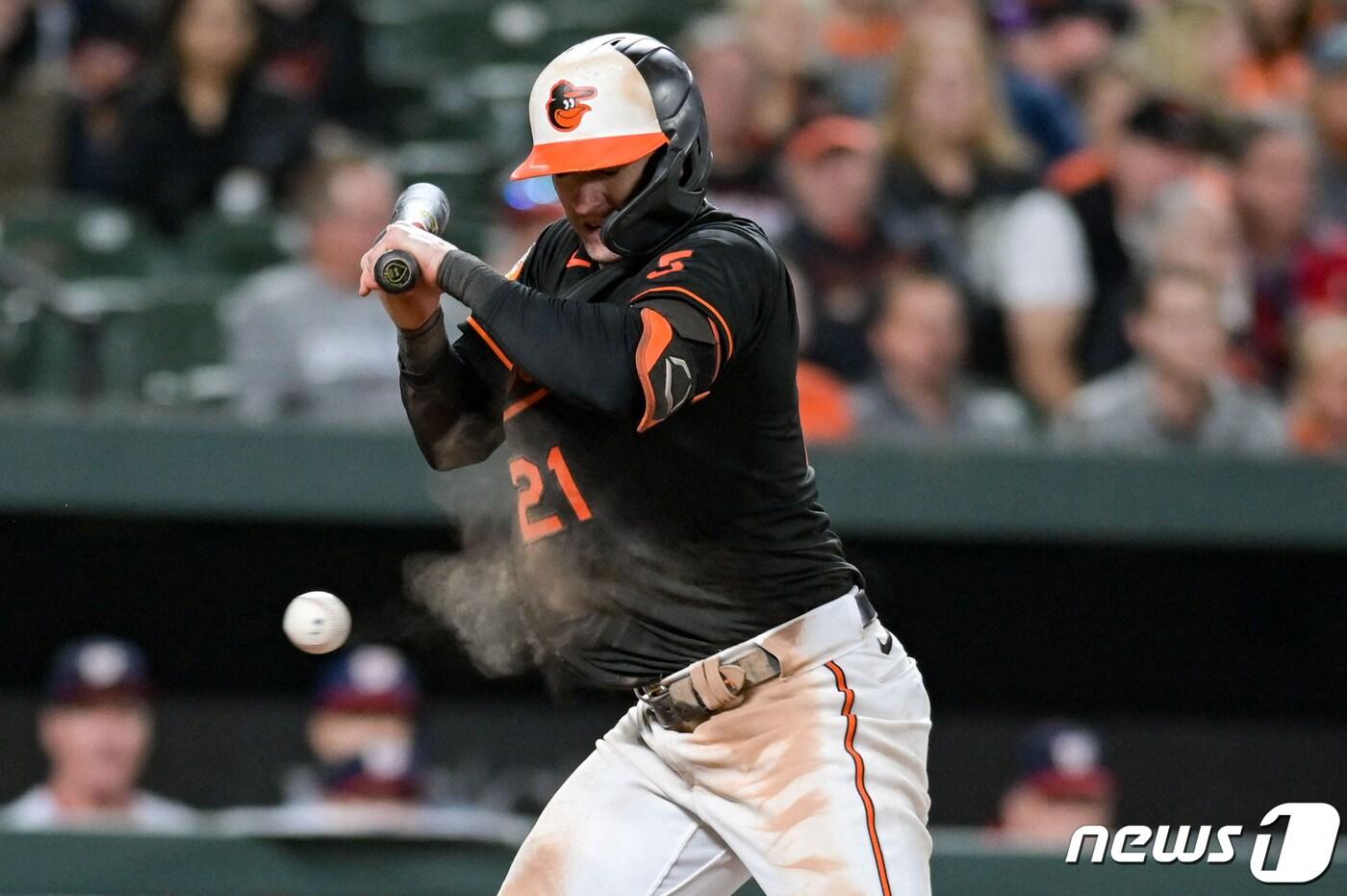 메이저리그 연봉조정위에서 승리한 오스틴 헤이즈가 이번 시즌 630만달러의 연봉을 받는다. ⓒ 로이터=뉴스1 ⓒ News1 원태성 기자