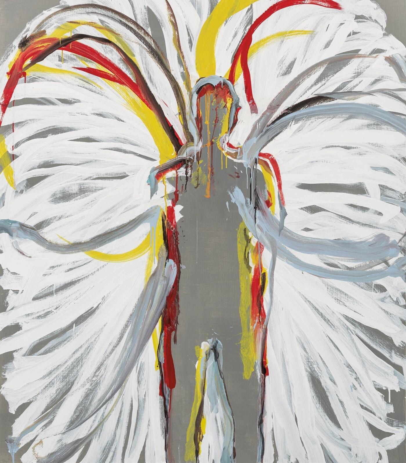 본문 이미지 - 이건용 b.1942 Bodyscape 76-2-2021 acrylic on canvas 171&times;151cm | 2021
