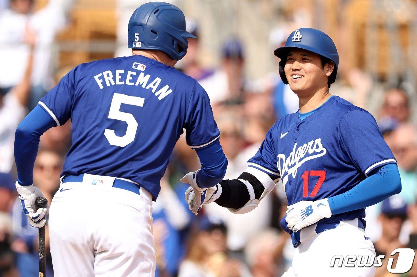 오타니 쇼헤이(오른쪽). ⓒ AFP=뉴스1