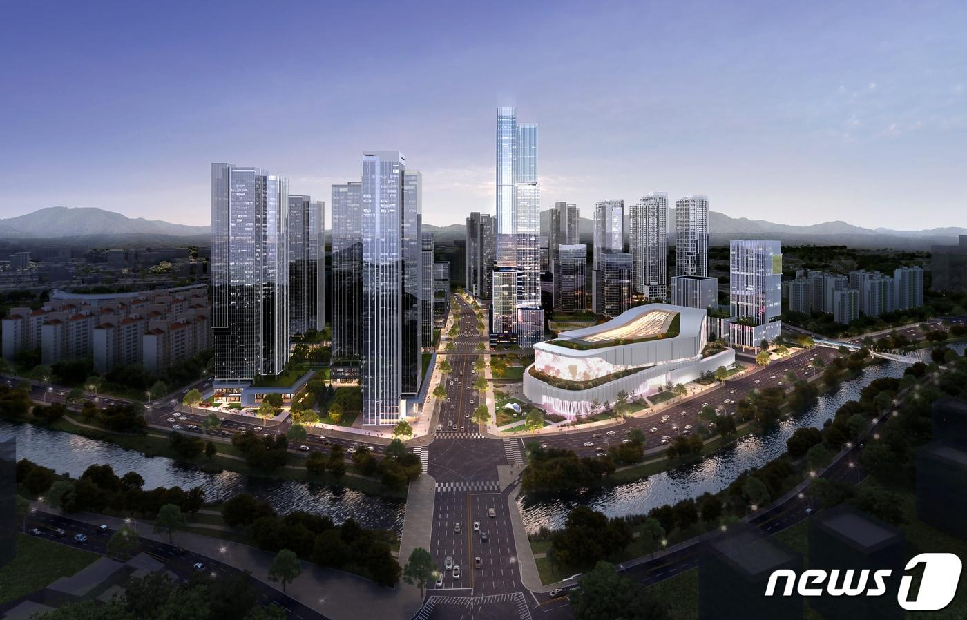 광주 북구 임동에 들어서는 '더현대 광주' 투시도.(광주시 제공)/뉴스1 